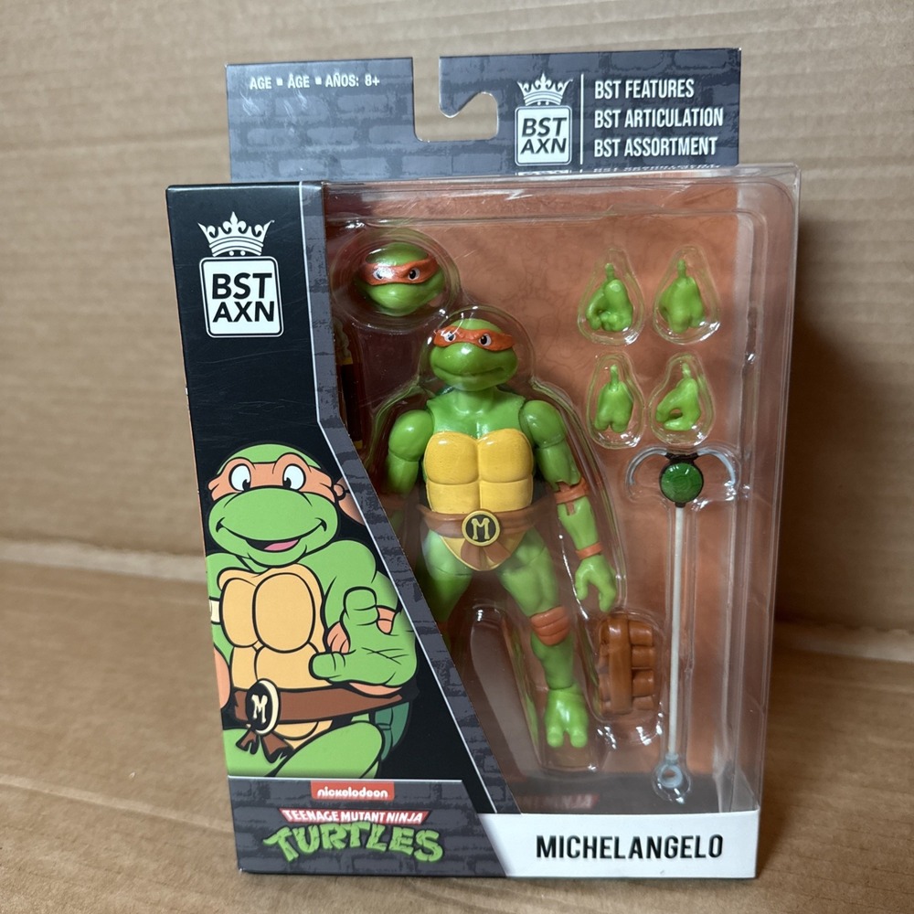 Teenage Mutant Ninja Turtles Michaelangelo Loyal Subjects- BST AXN Action Figure - Picture 4 of 5